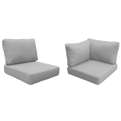 High Back Cushion Set for BARBADOS-10a in Grey
