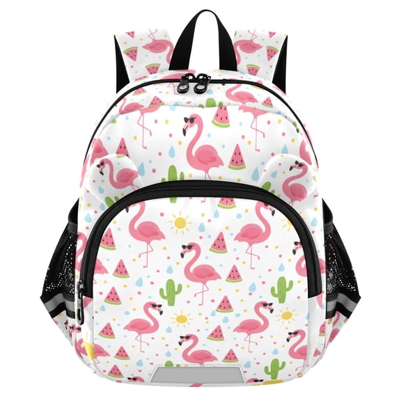 ALAZA Flamingo Watermelon Mini Backpack School Bookbag Age 3-7 Medium