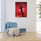 thumbnail image 2 of Cuadro Decorativo - Cruz de Jesús del cielo rojo Jr  Impresión en canvas, estrechado., 2 of 2