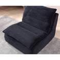 thumbnail image 3 of TrumanPick Bean Bag Chairs for Adults, Cloud Floor Sofa Couch Foam Lounge Chair for Living Room, Black, 3 of 7
