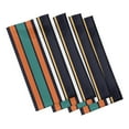 thumbnail image 2 of Simply Daisy 18" x 18" Navy Multi-Stripe Napkins, Set of 4, 2 of 3