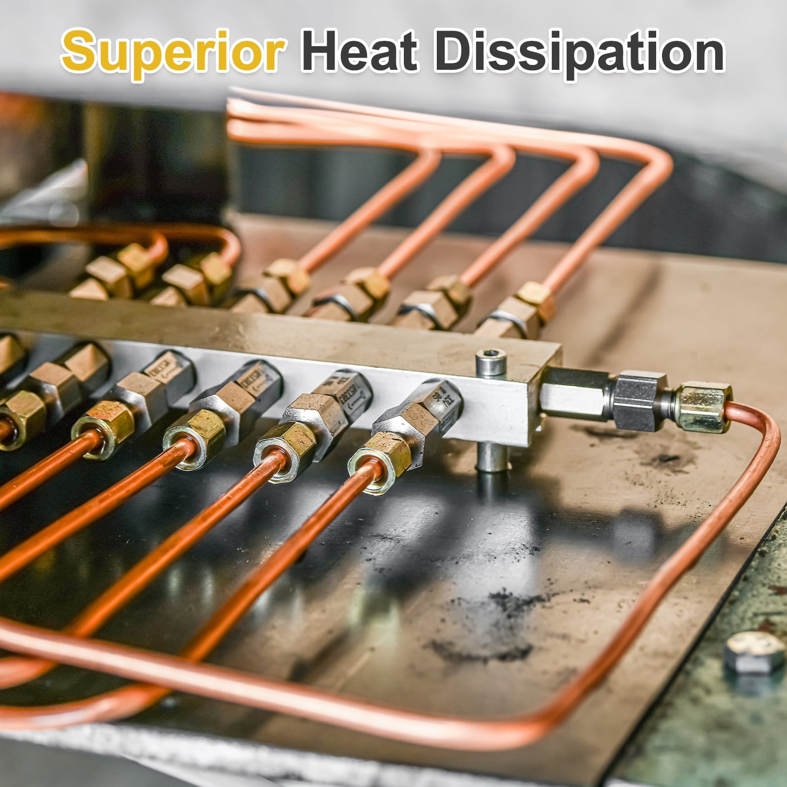 T2 Copper Tubing 0.15"ID x 1/4"OD x 5Ft, 99% Pure Copper Refrigeration Tube Seamless Flexible Coil Pipe