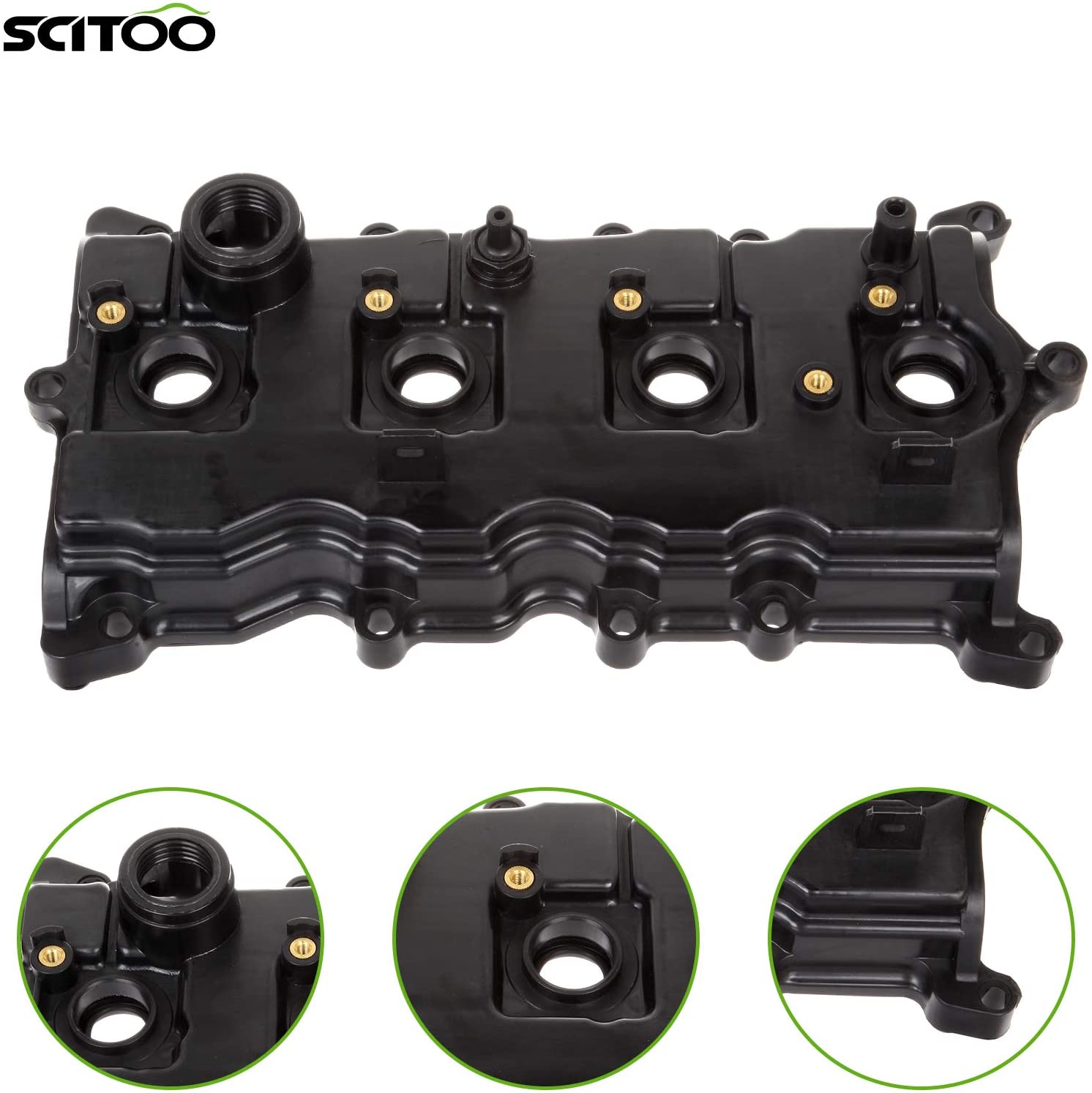 MILIPARTS Engine Valve Cover Kit With Gasket & Bolts For 2007-2013 Nissan Altima/Sentra 2.5L QR25DE