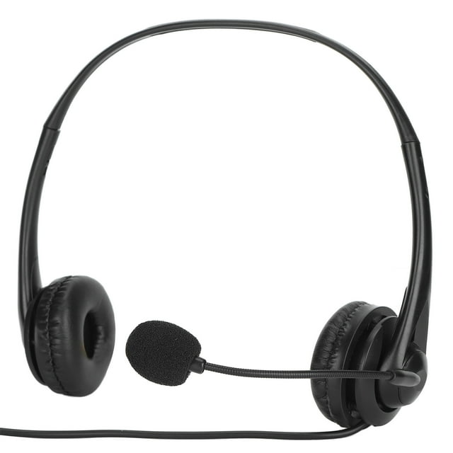 Customer Service Headset, Rotatable USB Headphone Professional Design Plug and Play Ergonomic Design for Laptop for Desktop Computer 3.5 mm,USB