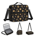 thumbnail image 5 of Sun and Moon Gothic Pattern Insulated Lunch Bag with Shoulder Strap and Bottle Holder,Bento School Lunch Bag Box,11x9.5x3.5 Inches, 5 of 5