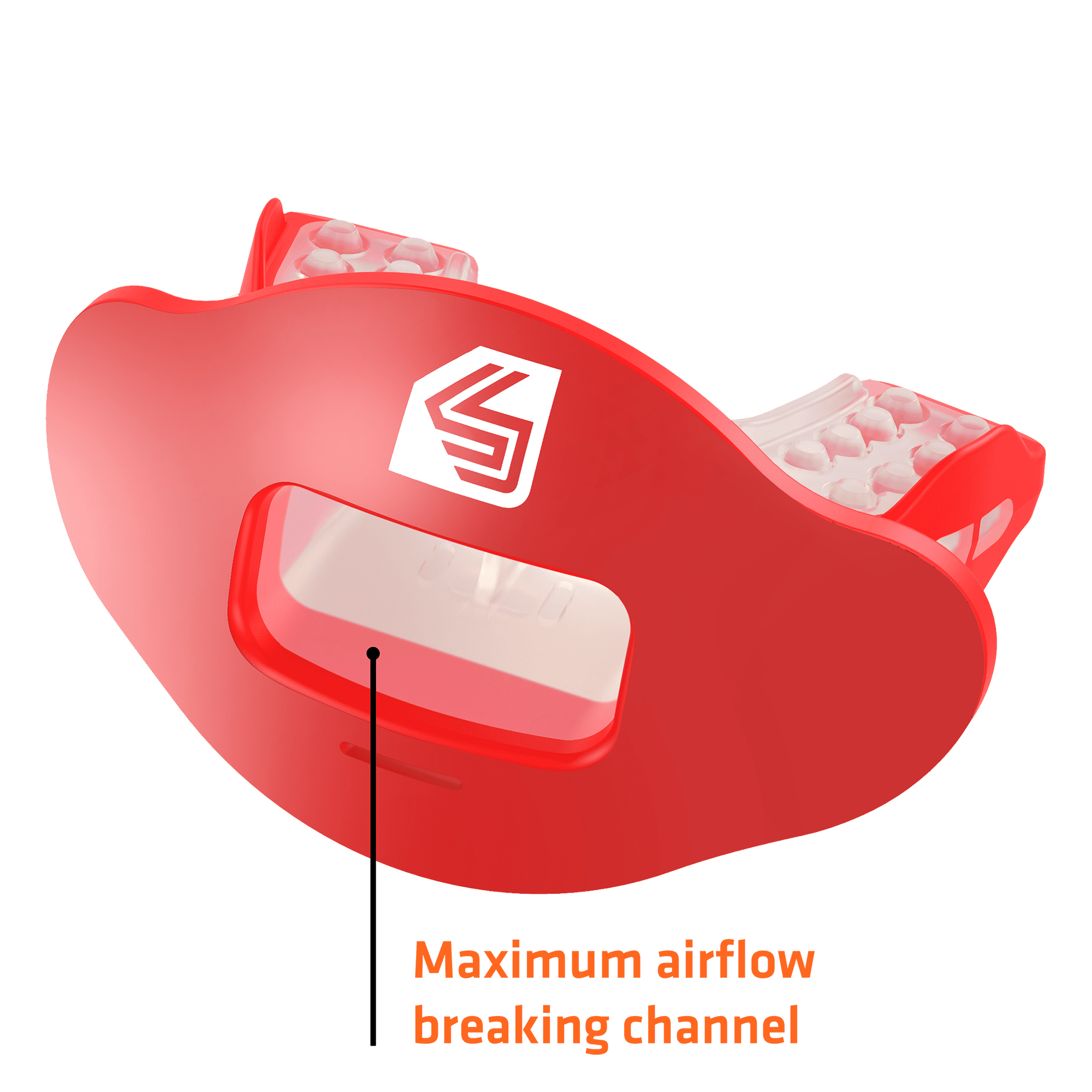 Shock Doctor, Max Air Flow Lip Guard, Youth, Kool-Aid Cherry