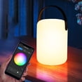 thumbnail image 3 of Luz Nocturna Inteligente RGB ANGGREK Lámpara De Mesa WiFi Temporizador Control De Voz Romántico Para Guardería Para Dormitorio, 3 of 7