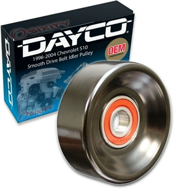 Dayco Smooth Pulley Drive Belt Idler Pulley compatible with Chevrolet S10 4.3L V6 1996-2004