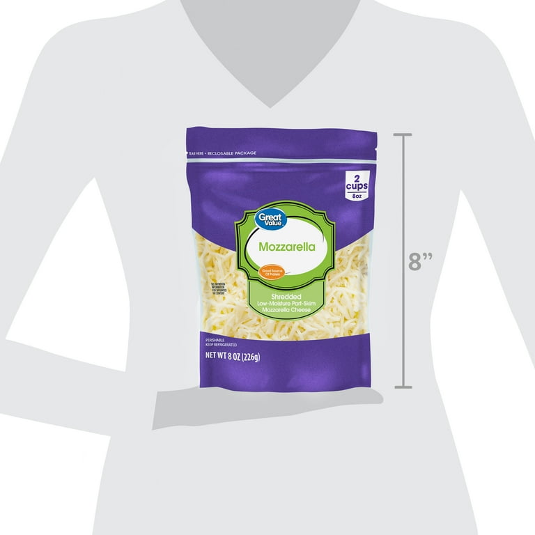 cheeseさま専用 Great Value Low-Moisture Part-Skim Mozzarella Shredded Cheese 5 lb