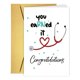 thumbnail image 1 of Tarjeta de felicitación RUALOVE para graduación de enfermería 20,5 x 13,5 cm, 1 of 7