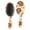 Happy Thanksgiving Turkey Fall Leaves Pumpkin, variant on Pumpkin Pattern Hair Brush,Girls Detangling Hair Brush,Glide Through Tangles with Ease for Wet & Dry Hair