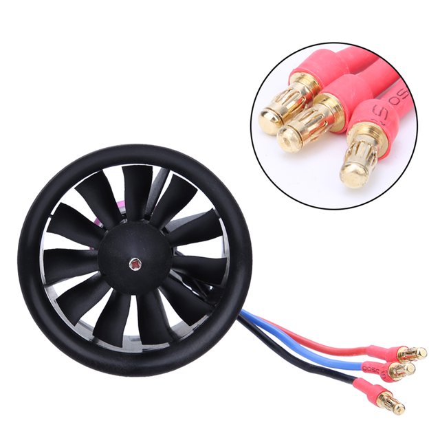 Hélice RC piezas de avión RC accesorios RC para EDF 50mm 11 cuchillas con Motor para modelo de avión RC ANGGREK Otros