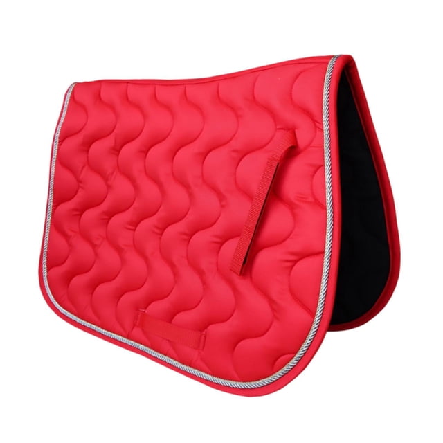 amagogo Coussin de Siège pour Cheval Équestre, Antidérapant, Absorbant, Respirant, Polyester, Rouge