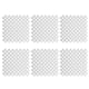 thumbnail image 1 of Juego de alfombrillas entrelazadas antideslizantes para cocina, baño, ducha, piscina, balcón, 6 piezas (20 x 20 cm, blanco), 1 of 10