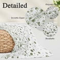 thumbnail image 6 of Sage Green Polka Dot Standard Size Pillow Cover,Pillowcase Protectors with Zipper,Breathable Decorative Throw Pillow Case Cover,Modern Art Abstract Watercolor Dot Pillow Shams for Couch 20x26Inch, 6 of 8