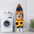 thumbnail image 4 of HELLHERO Corgi Sunflower Iron Pad Covers Easy to Store Polyester Fabric Protective Cover Elastic Edge Universal Fit 15x54 Inches, 4 of 6
