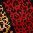 thumbnail image 5 of Erosebridal Romantic Fashion Cheetah Print Black Out Curtains,Abstract Geometric Stripe Pattern Curtains Pack of 2 (42x63 Each) For Women, 5 of 7