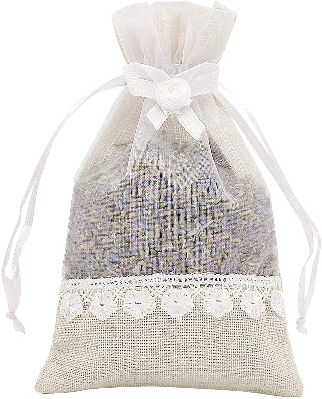 burlap organza bolsas