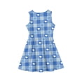 thumbnail image 4 of LTTVQM Girls Sundress Casual Plaid 2026 Summer Spring Dresses Lightweight Sleeveless Midi Dresses Holiday Crew Neck A-Line Dresses Royal Blue 9-10 Years, 4 of 4