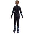 thumbnail image 3 of vastwit Kids Girls Tracksuit Fleece-Lined Long Sleeve Zip Jacket with Leggings Figure Skating Training Suit Blue 10, 3 of 7
