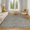 thumbnail image 7 of Addison Rugs Mayfield Premium Machine Washable Transitional Panels Pewter Rectangle Rug, 5' x 7'6", 7 of 7