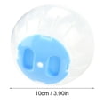 thumbnail image 3 of Balle de Course à Couverture Colorée Petit Jouet Hamster pour Animaux Roue 10 cm Exercice Course Hamster Mise en Forme, 3 of 8