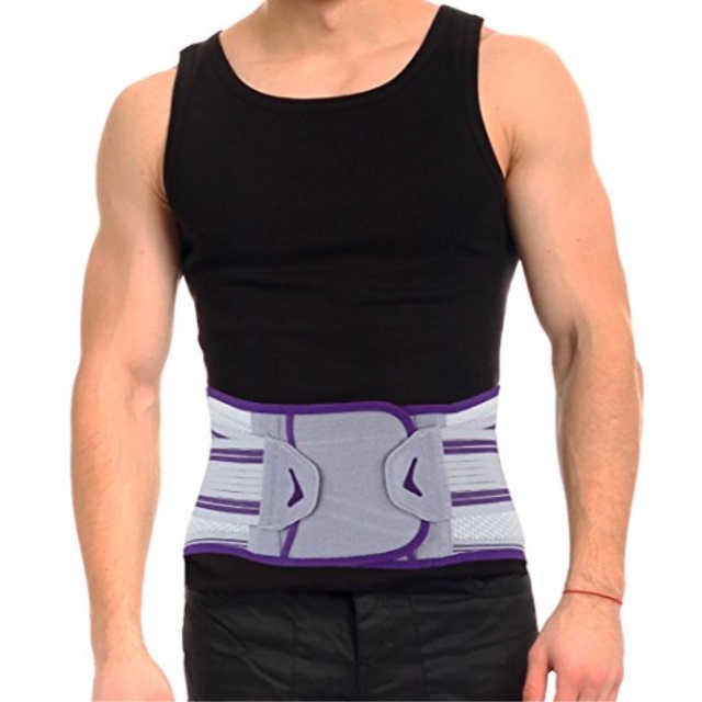 ortonyx lower back brace and support belt with removable massage lumbar