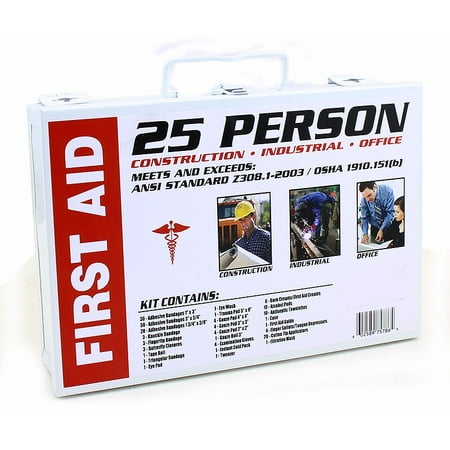 25PC First-Aid Kit Emergency Person Medical Bag Health (Best Emergency First Aid Kit)