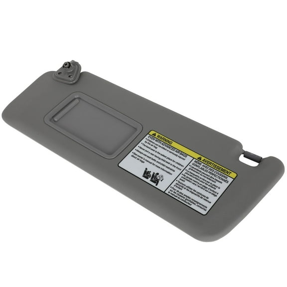cciyu Left Driver Side Sun Visor fit for 2004-2007 for Toyota Highlander Gray without Sunroof Sun Visor Replaces 74320-48260-A0