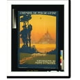 thumbnail image 2 of Historic Framed Print, Chemins de fer de l'état, excursions au Mont St. Michel.Constant Duval., 17-7/8" x 21-7/8", 2 of 9