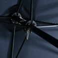 thumbnail image 5 of 14.8 Ft Double Sided Outdoor Umbrella Rectangular Large with Crank, Navy Blue, No Base, 5 of 8