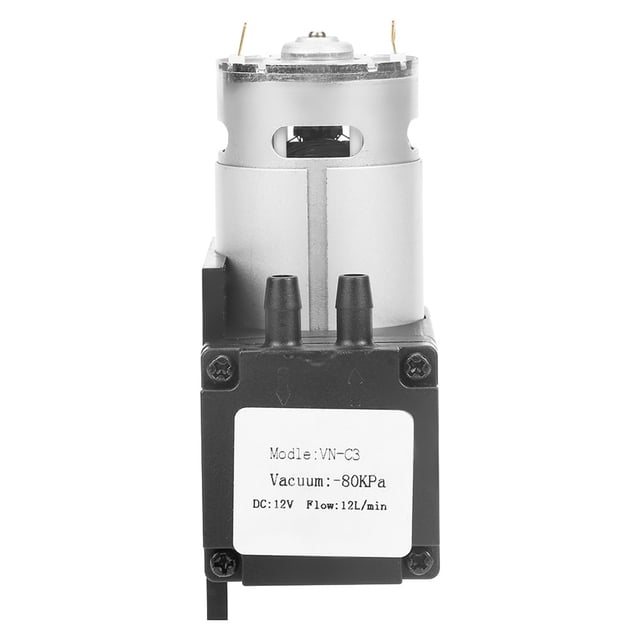Mini bomba DC12V 12W vacío pequeño sin aceite -80KPa 12L/min ANGGREK Otros