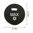 thumbnail image 3 of Climate Control Panel Button Front Push Button Replacement Climate Control for 5 Series E60 E61 2003-2010, Max Snowflake Button, 3 of 7
