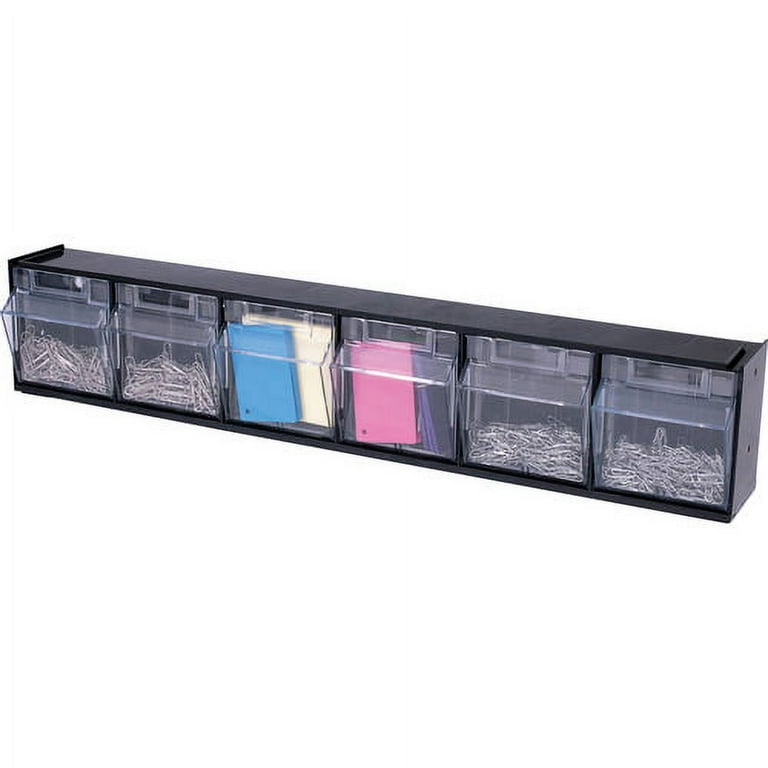Deflecto Tilt Bin Interlocking Multi-Bin Storage Organizer - 9 Compartment(s) - 4.5 Deflecto Tilt Bin Interlocking Multi-Bin Storage Organizer - 9 Compartment(s) - 4.5