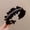 B, variant on Chic Velvet Rhinestone Pleated Headband for Women - Durable Hair Accessory for Dance Parties and Special Occasions