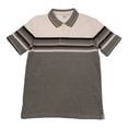 thumbnail image 1 of Playera Polo George Caballero Rayas Horizontales Gris Talla EEG, 1 of 4
