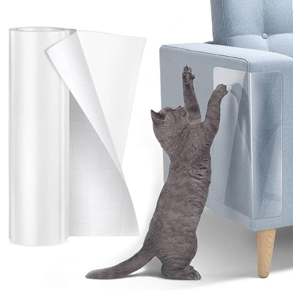30x500cm Sofa Covers for Pets Friendly Wear-Resistant Self-Adhesive Sofa Protective Sticker Anti-Scratch Sticker Anti-Cat Scratching Furniture Sofa Protection
