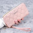 thumbnail image 1 of Cartera de mano de estilo coreano para mujer, billetera multifunción con cremallera larga, billetera para teléfono móvil de gran capacidad, 1 of 6