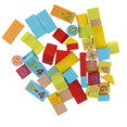 thumbnail image 2 of 46 Pedazos Juguete de Bloque de Geometría de con de Almacenameinto para Desarrollo de Inteligencia de Niños Hugo Juguete de bloques de madera para niños, 2 of 10