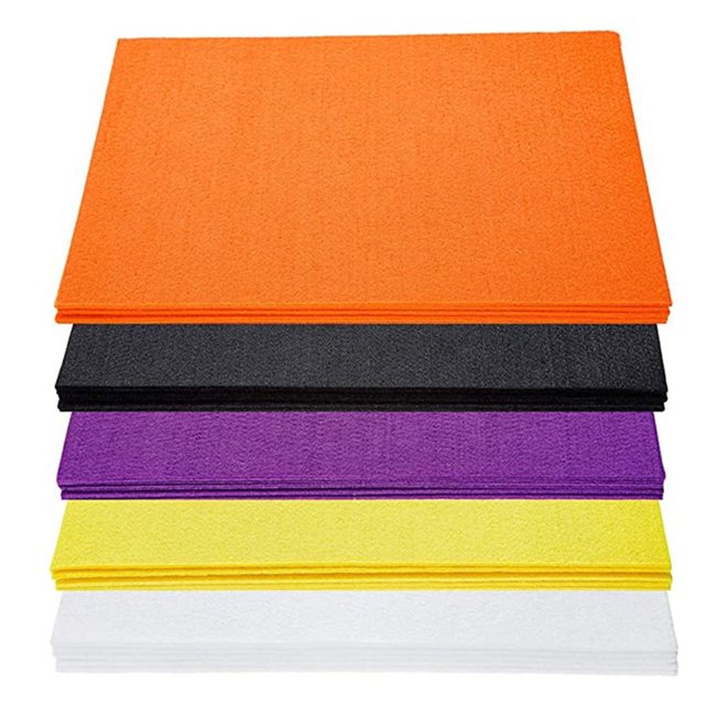 Dsseng 5/25Pcs Stiff Felt Fabric Sheets 9 x 12 inches Craft Felt Sheets Assorted Color 3mm Thick Stiff Craft Felt for DIY Crafts Sewing Crafting Projects