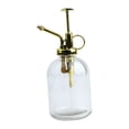 thumbnail image 4 of Regadera pequeña de vidrio Cola Plantas Mister 350ml Botella de riego transparente dorado, 4 of 8