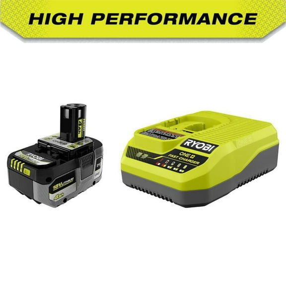 RYOBI ONE  18V HIGH PERFORMANCE Starter Kit with 4.0 Ah Battery and Charger