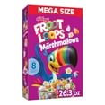 thumbnail image 3 of (2 pack) Kellogg's Froot Loops, Breakfast Cereal, Original With Marshmallows, Low Fat Food, Mega Size, 26.3oz Box, 3 of 14