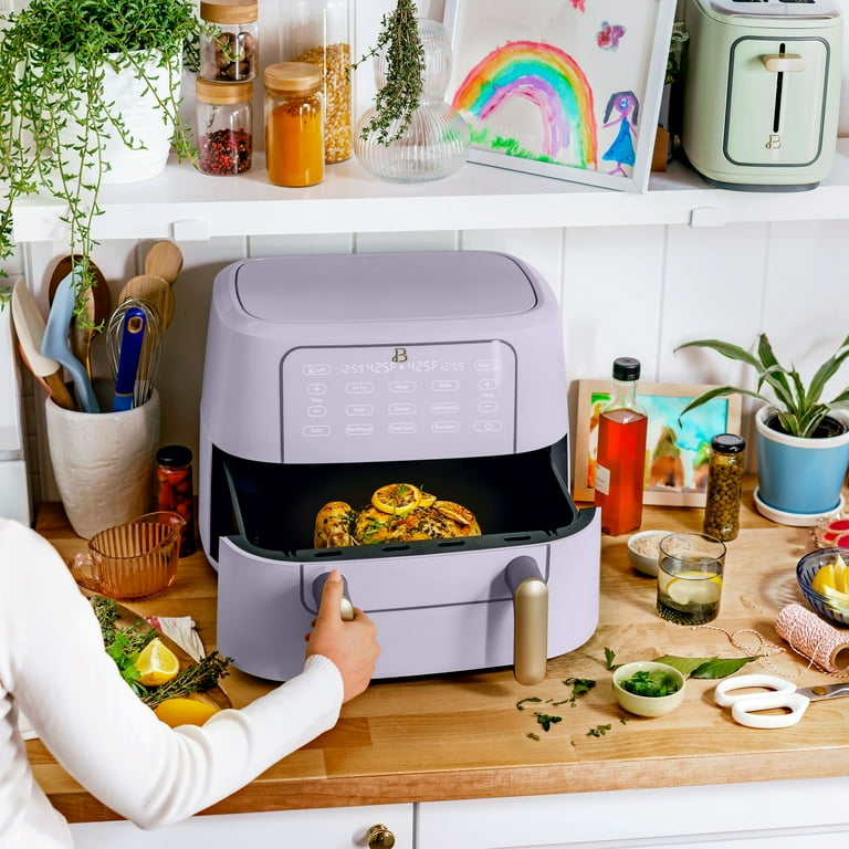 Beautiful 9 Qt TriZone Air Fryer, Lavender by Drew Barrymore