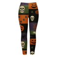 thumbnail image 3 of Hkoxplj Leggings for Women Halloween Leggings High Waisted Pumpkin Print Yoga Pants Stretch Workout Leggings Soft Breathable Full Length Printed Leggings for Gym Running Daily Wear Fall Winter, 3 of 4