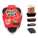 thumbnail image 1 of Recipiente de almacenamiento reutilizable para pizza Pack con 5 bandejas, color negro, 1 of 9