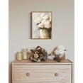 thumbnail image 5 of HFDF Vtage Canvas Wall Art, Retro White Hydrangeas Wall Decor, Farmhouse Floral Patg Canvas Wall Art for Livg Room, Bathroom, Bedroom Aesthetic 8x10inch Framed, 5 of 6