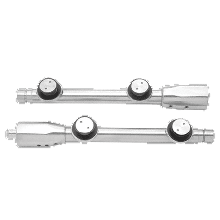 

CRL LS8BS Brushed Stainless Laguna Top and Bottom Pivot Rods for Full Height Vertical Rod Insert