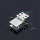 thumbnail image 5 of Juego de 40 Bisagras para Puerta de Vidrio, Abrazadera Rectangular Ajustable de 5 mm A 8 mm Clip único para Bisagras de Puerta de Vidrio Armario Gabinete, 5 of 8
