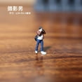 thumbnail image 5 of Modern miniature doll car model 1/64 villain photography selfie mini sand table ornament resin scene character figure, 5 of 6